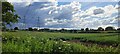 TM3859 : Pylon lines near Snape Watering by Christopher Hilton