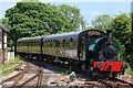 SJ9542 : Foxfield light Railway - approaching Caverswall Road Station by Chris Allen