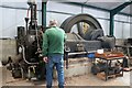 SJ9483 : Anson Museum - big Crossley running by Chris Allen