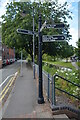 SJ9123 : Direction Sign on South Street, Stafford by Rod Grealish