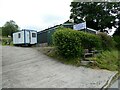 SO0450 : Dog agility business beside the lane outside Builth Eells by Jeremy Bolwell