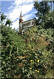  : Direction Sign  Signpost at Treloquithack by P Barnett