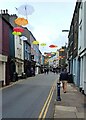 SD2878 : Umbrellas in Market Street, Ulverston by Rich Tea