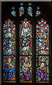 SK8518 : Stained glass window, St Peter's church, Wymondham by Julian P Guffogg