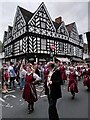 SP2864 : Mr Mayor tries Morris dancing by A J Paxton