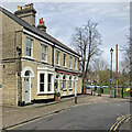 TL4459 : The corner of Thompson's Lane and Park Parade by John Sutton