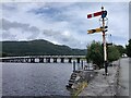 SH6918 : Penmaenpool Bridge crossing the Afon Mawddach by Mat Fascione