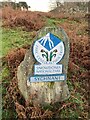 SH7576 : Snowdonia National Park marker at Sychnant, Capelulo by Meirion