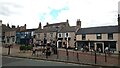 NZ0416 : Seating Area and Cycle Parking at bottom of Galgate, Barnard Castle by Stephen Armstrong