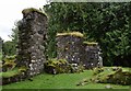 NR7832 : Saddell Abbey - Walls of former abbey by Rob Farrow