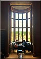 SK8932 : Oriel Window at Harlaxton Manor by Jonathan Clitheroe