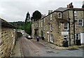 NY9939 : Old houses on The Butts, Stanhope by Robert Graham