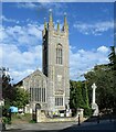 TM3389 : St Mary's Church and Bungay war memorial by Bill Harrison