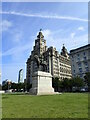 SJ3390 : The Royal Liver Building in Liverpool by Marathon