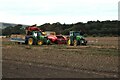 NO5202 : Potato harvesting by Richard Sutcliffe