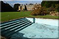 SP3645 : Swimming pool at Upton House by Philip Halling