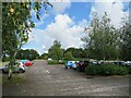 SZ1894 : Overflow car park, Somerford, near Christchurch by Malc McDonald