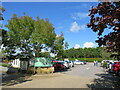 SZ1894 : Garden centre car park, Somerford, Christchurch by Malc McDonald