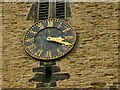 SE1723 : St Peter's Hartshead - clock dial by Stephen Craven