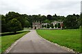 SX0863 : Approaching Landhydrock House by DS Pugh