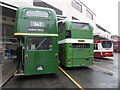 SU8693 : Back of three buses in High Wycombe Bus Station by David Hillas