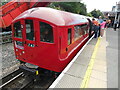 SU9698 : London Underground 1938 Stock Train at Amersham Station (2) by David Hillas