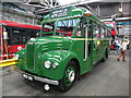 TQ4266 : Front of GS15 bus inside Bromley Bus Garage by David Hillas