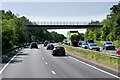 SX8792 : Bridge over the A30 at Cutteridge Farm by David Dixon