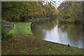 SP9317 : Towpath view below Seabrook Middle Lock, No. 35 by David Martin