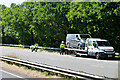 SX7693 : Recovery Vehicle in a layby on the A30 near Cheriton Bishop by David Dixon