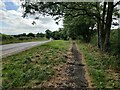 SK4901 : Path along the A47 Hinckley Road at Leicester Forest West by Mat Fascione