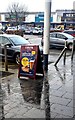 ST3486 : Board outside Costa Coffee in Newport Retail Park by Jaggery