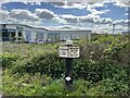 SJ8843 : Old milepost on Trent and Mersey Canal by Jonathan Hutchins