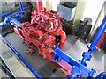 NU0702 : Cragside - hydraulic pump in Tumbleton pump house by Chris Allen