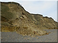 TG1143 : Cliff fall at Weybourne by Hugh Venables