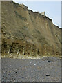 TG1143 : Cliffs below the Old Coastguard Cottages, Weybourne by Hugh Venables