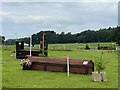 SJ8606 : Cross-country obstacles at Chillington Hall Horse Trials by Jonathan Hutchins