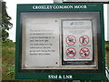 TQ0895 : Information Board at Croxley Common Moor by David Hillas