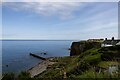 NO6844 : Geology of Castle Rock, Auchmithie, Angus by Adrian Diack