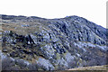 NN6695 : Rock buttress north of Allt na Glaic by Trevor Littlewood