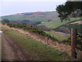 NT4537 : View from the track to Torwoodlee by Jim Barton