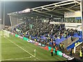 SJ4910 : Panathinaikos supporters at the Croud Meadow by Peter Evans