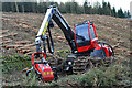 NT1538 : Komatsu forest harvester by Jim Barton