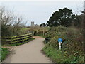 SZ1692 : Shared path across Stanpit Marsh, Christchurch by Malc McDonald