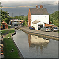 SP3684 : Oxford Canal at Hawkesbury in Warwickshire by Roger  D Kidd