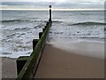 SZ1490 : Groyne on Southbourne Beach by Malc McDonald