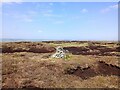 NY8734 : Chapelfell Top summit cairn by shikari