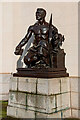 SP0686 : Bronze statue by the Hall of Memory in Birmingham by Roger  D Kidd