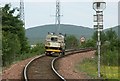 NN3039 : Network Rail Land Rover approaching Bridge of Orchy Station by J M Briscoe