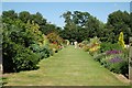 SP6306 : Borders in Waterperry Gardens by Andy Phillips